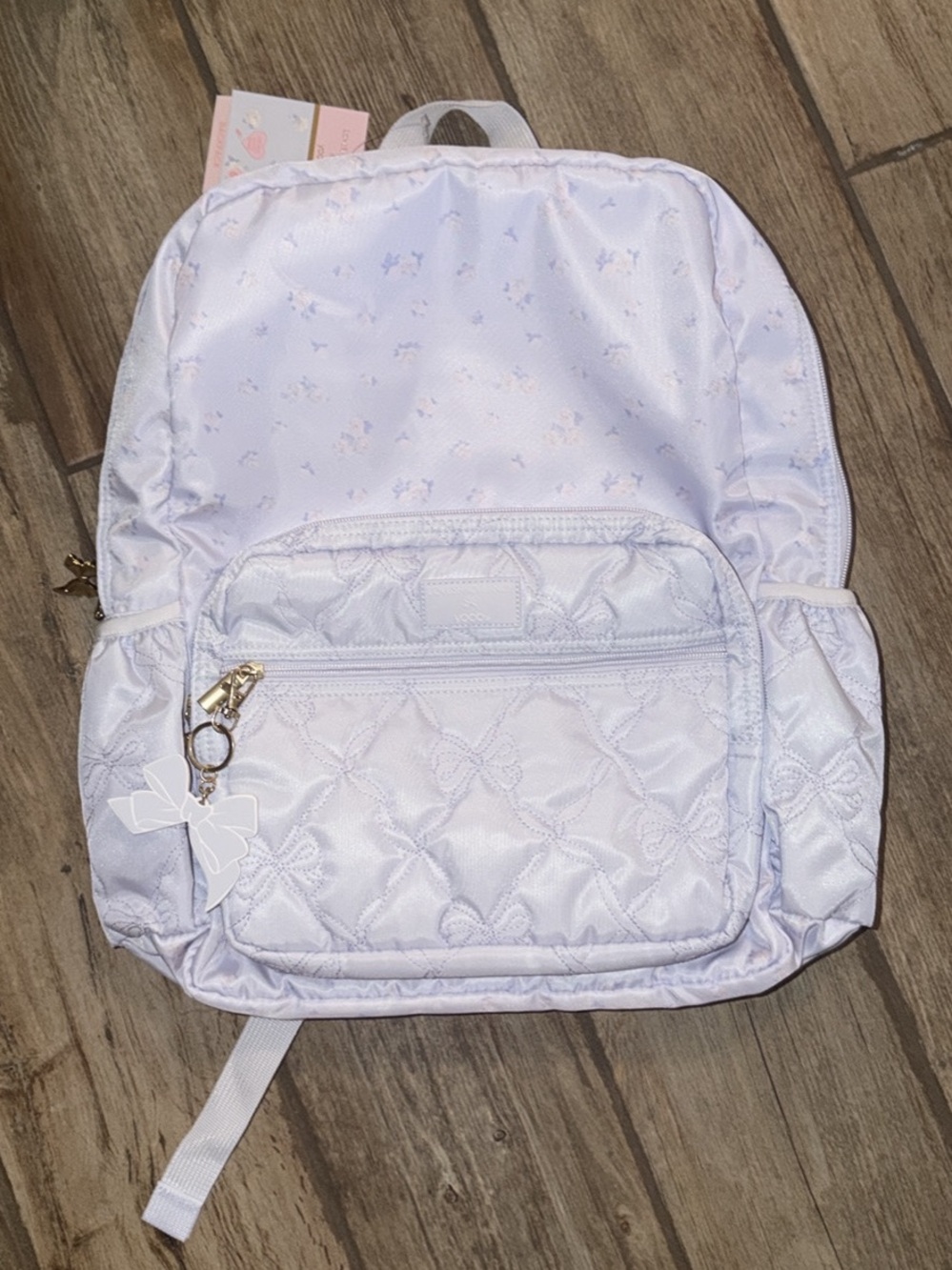 LOVESHACKFANCY X TARGET BLUE ROSE FLORAL BACKPACK EVERBLOOMING ROSETTES TOTE